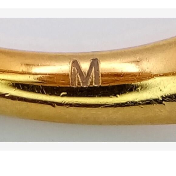 LOUIS VUITTON Monogram Flower Berg Celeste M65973 Brand Accessory Ring - Picture 2 of 7